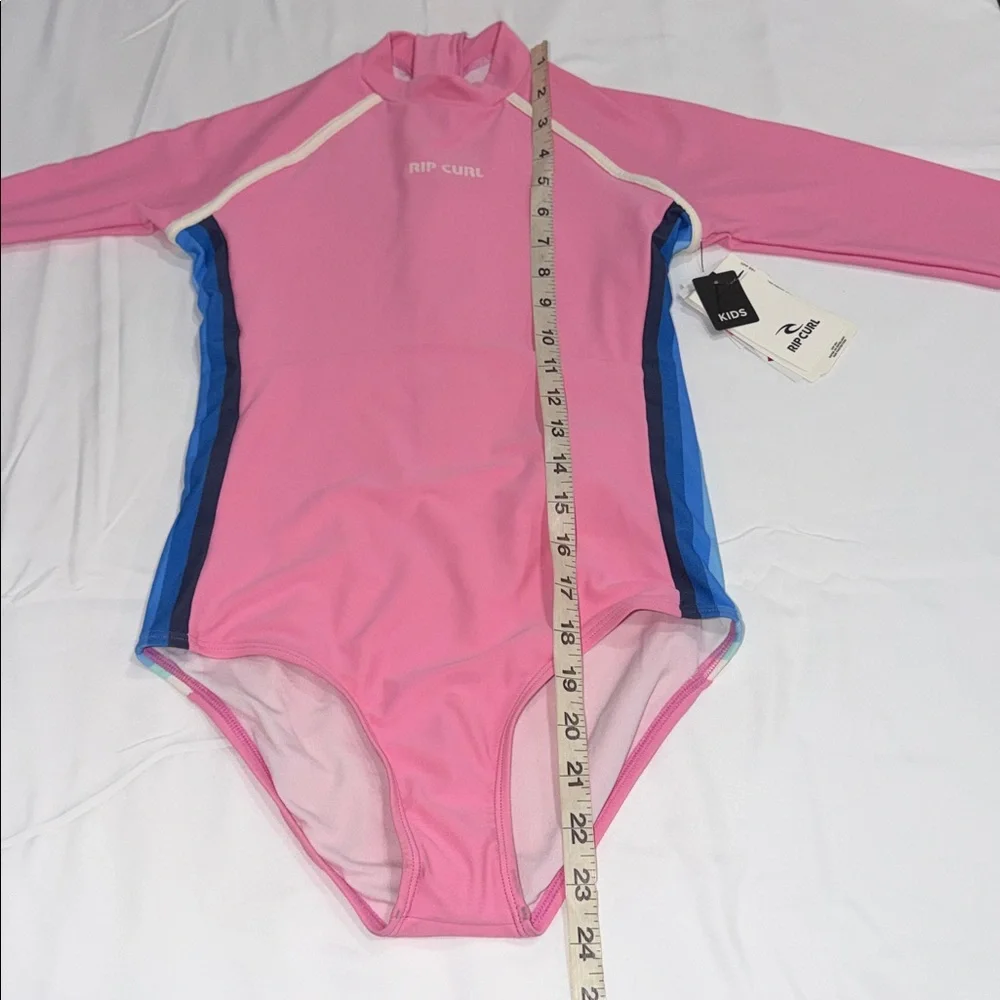 Rip Curl Kid Girls' Surf Revival Long Sleeve One Piece Surfsuit Size 12
